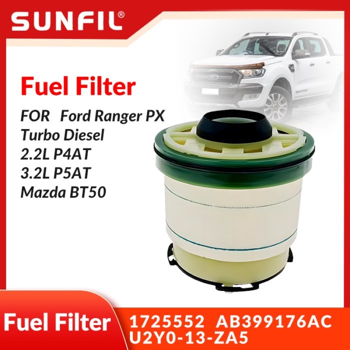 1725552  AB399176AC  U2Y0-13-ZA5 Fuel Filter For Ford Ranger PX Turbo Diesel 2.2L P4AT 3.2L P5AT  M