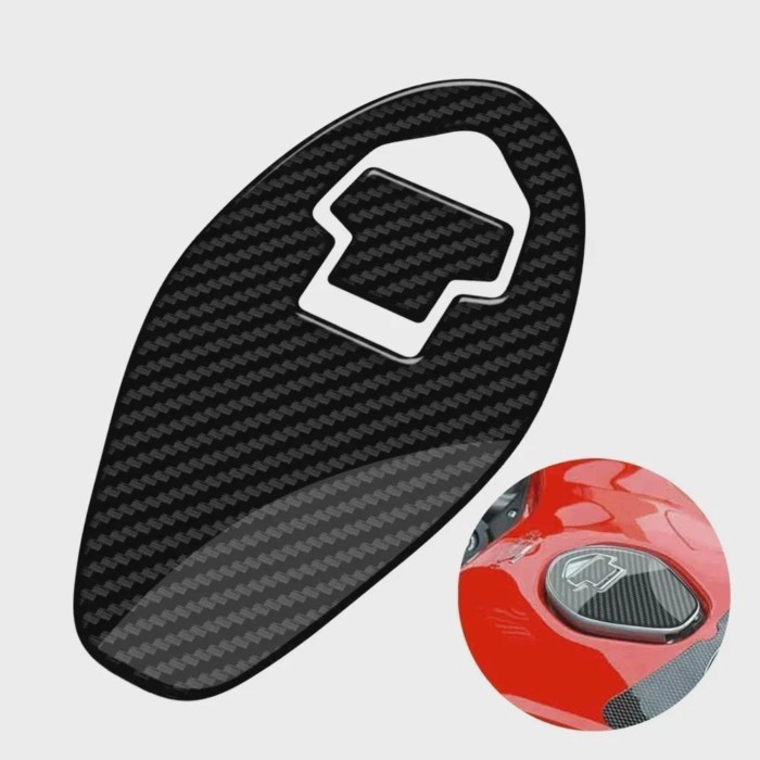 For Ducati 749 and 999 Tank Cap Cover Pad sticker Motorcycle Fuel Gas Cap Protector Decals 3D Trans