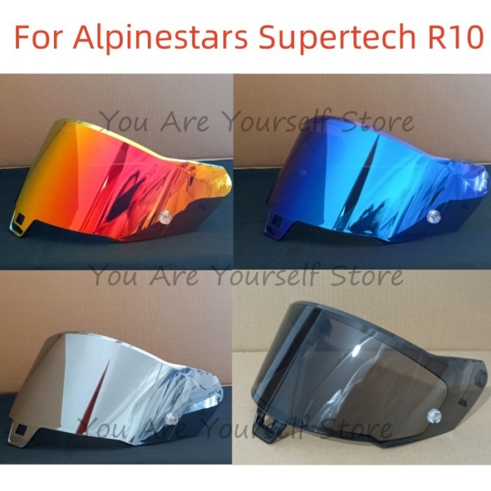 Helmet Visor for Alpinestars Supertech R10 Motorcycle Accessories Lens Glass Shield Windshield Repl