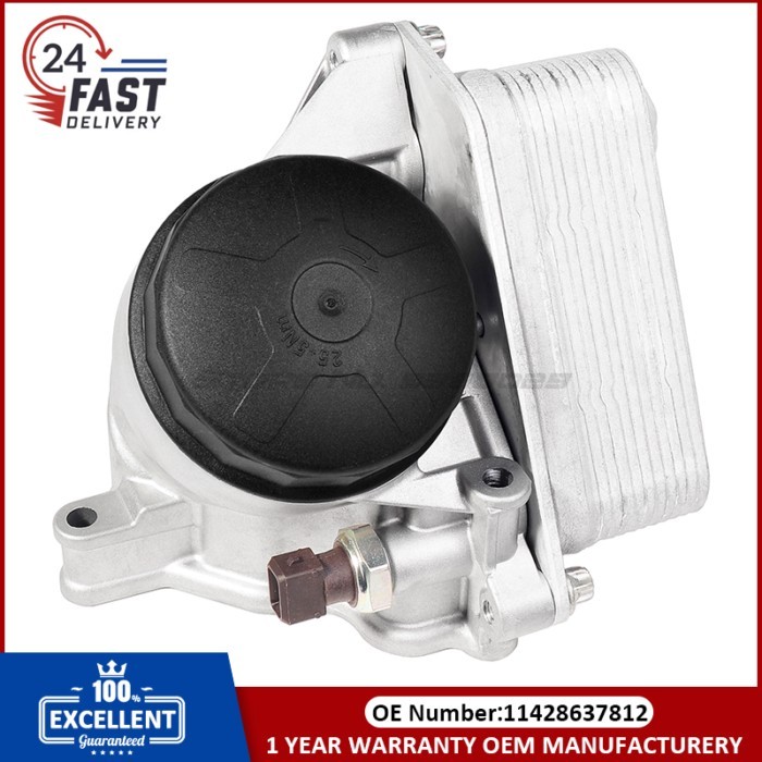 11428637812 Engine Oil Cooler for BMW M4 X6 Base Sedan 3.0L X1 128i 328i 335i 528i 530xi xDrive X3
