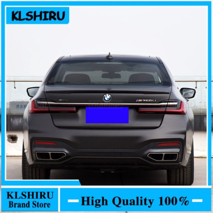 For BMW 7 Series G11 G12 730 740 750 Spoiler 2019 2020 2021 High Quality ABS Material V Style Car W