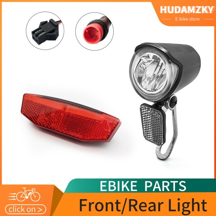 Electric Bicycle Front Light and Tail Light Suitable for 6-60V Voltage for Ebike conversion kit Acc