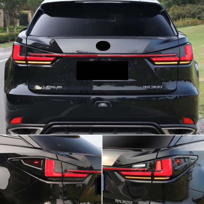 LED Tail Lights For Lexus RX 350 L RX 450h F RX300 RX450H 2016 2017 2018 2019 2020 2021 2022 Car St