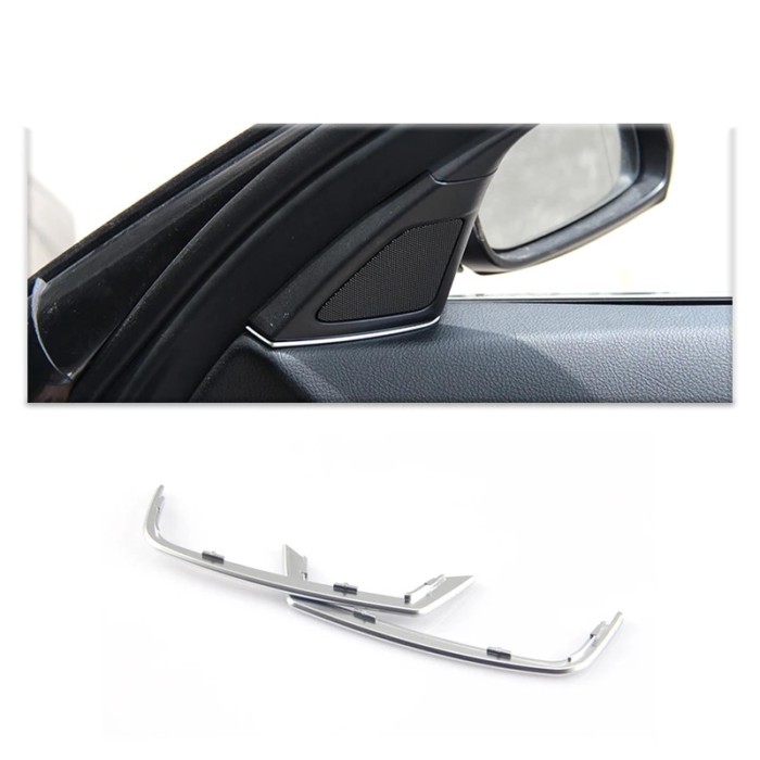 Door speakers frame trim sequins for f10 f11 BMW 5 series 2011-2017 2pcs door tweeter slot plug sti