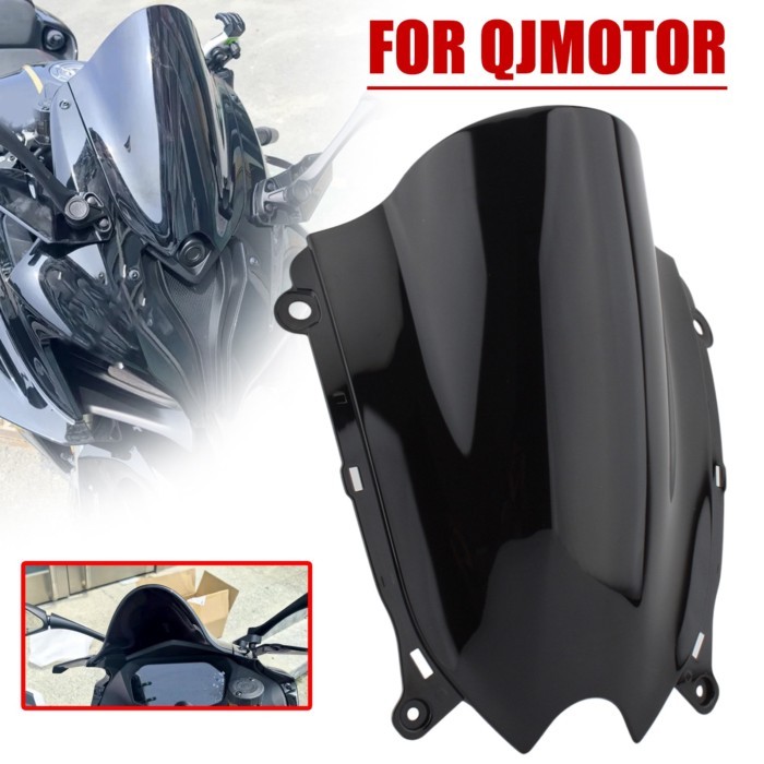 For QJMOTOR SR800 SR600RS Motorcycle Front Windshield Windscreen Screen accessories