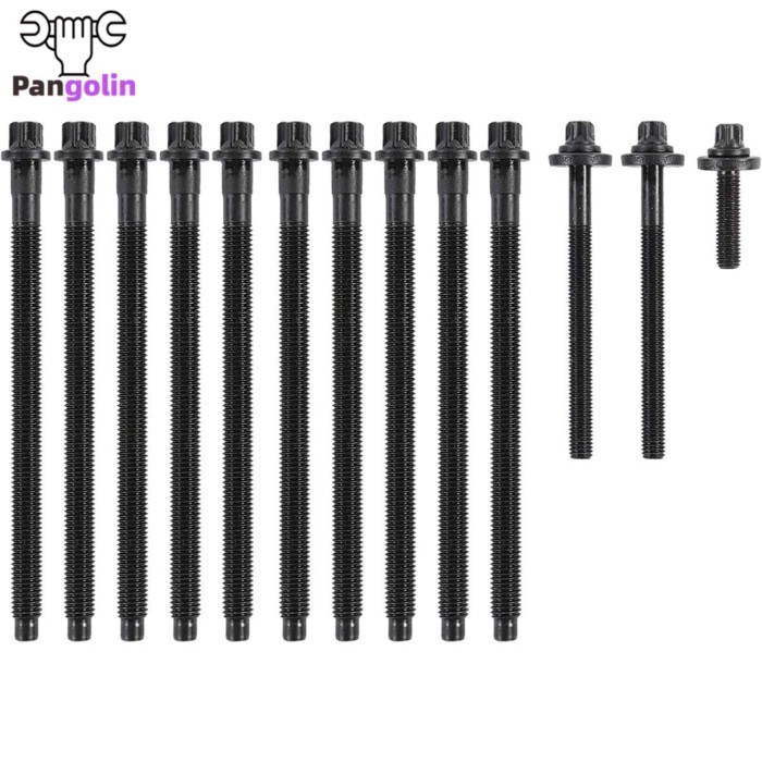 1set Engine Head Bolts N12 N14 N16 B18 For 2007-2013 Mini Cooper Countryman Turbo 1.6L L4 DOHC Car