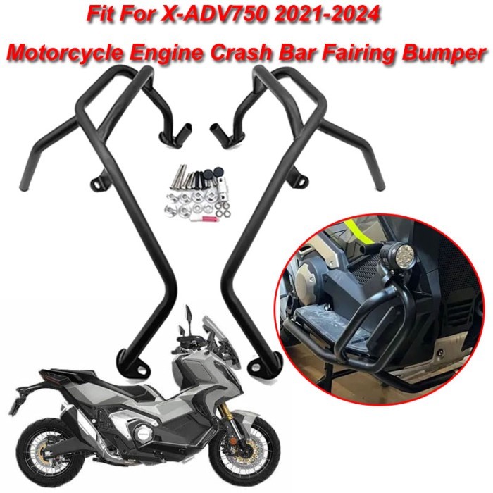 Fit For HONDA X-ADV750 XADV750 2021-2024 XADV 750 Motorcycle Highway Engine Guard Crash Bar Fairing