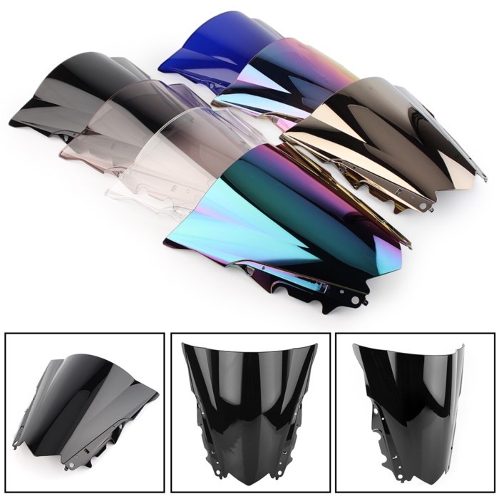 Motorcycle Windshield Windscreen Double Bubble For Yamaha YZF R25 2014 2015 2016 2017 2018 & YZ
