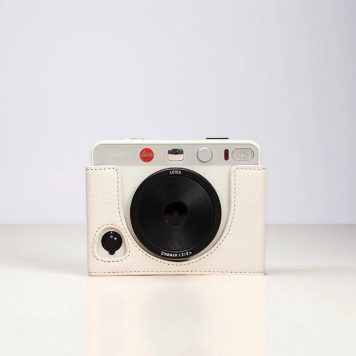 LEICA sofort2 เคสป้องกัน LEICA เคสหนังโพลารอยด์ LEICA SOFORT 2 กระเป๋ากล้องฐานอุปกรณ์เสริม