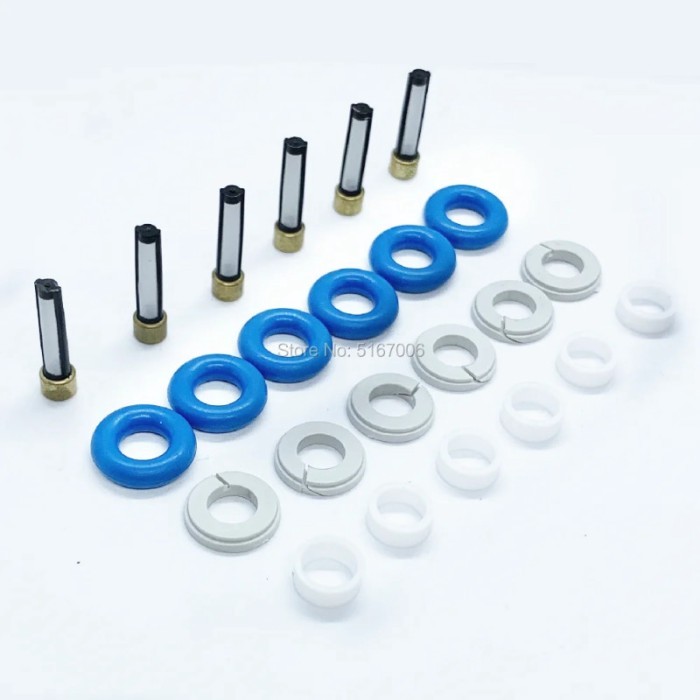 6Sets GDI Fuel Injector Repair Kits For 2008-2010 Volkswagen Audi A3 A4 A5 A6 2.0L 06H906036G 02615