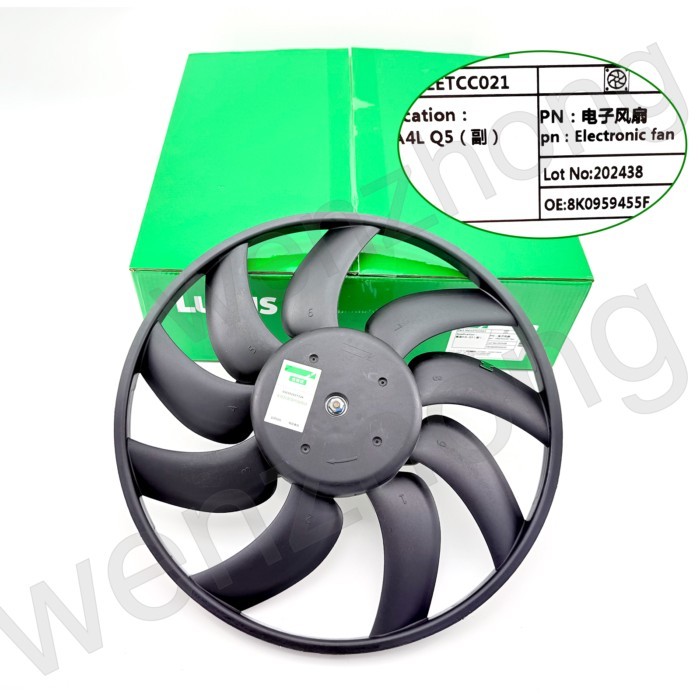 LETCC020 202441 Main Engine Cooling Fan 8K0959455K,8K0959455G,8K0959455T For  A4 B8,A5 2007-17,A6 C