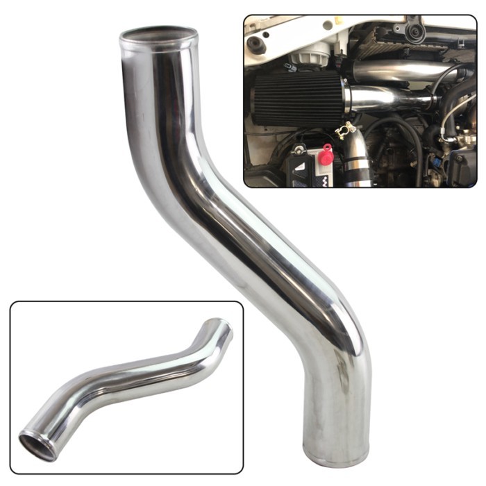 Z / S Shape Intercooler Intake Pipe Aluminum T6063  Piping Tube hose 57-63mm /2.25-2.5" inch L=450m
