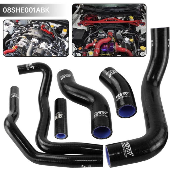 Silicone Coolant Radiator Hose Kit Fits For Scion FRS Toyota GT86 Subaru BRZ Engine 2.0L 2013-2019