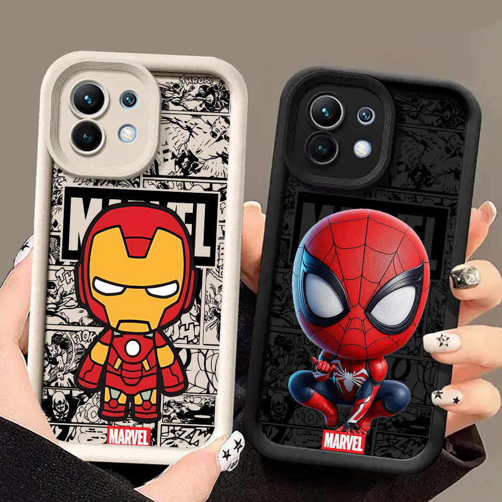 Ironman Spiderman Hulk Venom Marvel น่ารักเคสโทรศัพท์สําหรับ Xiaomi 17 Pro 15 Utra 13T 14T 15T Pro P