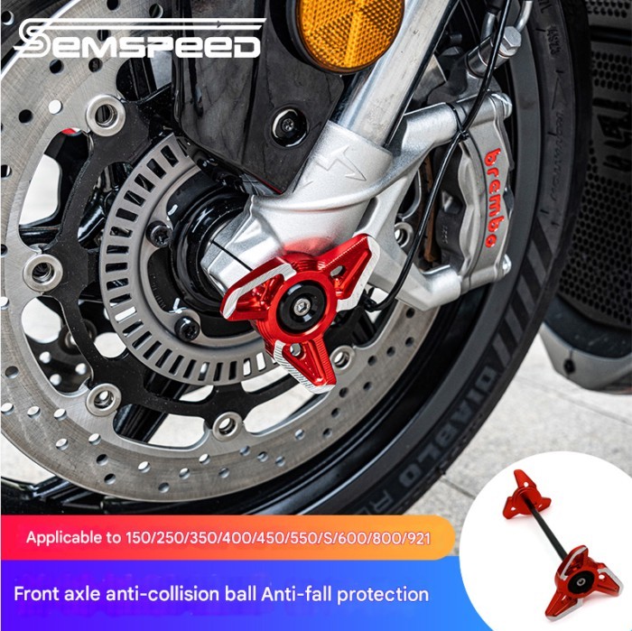 For QJmoto QJ SRK 421/450/550/550S/600/600RS/800/800RS/921 Front Wheel Front Fork Crash Bobbins Del