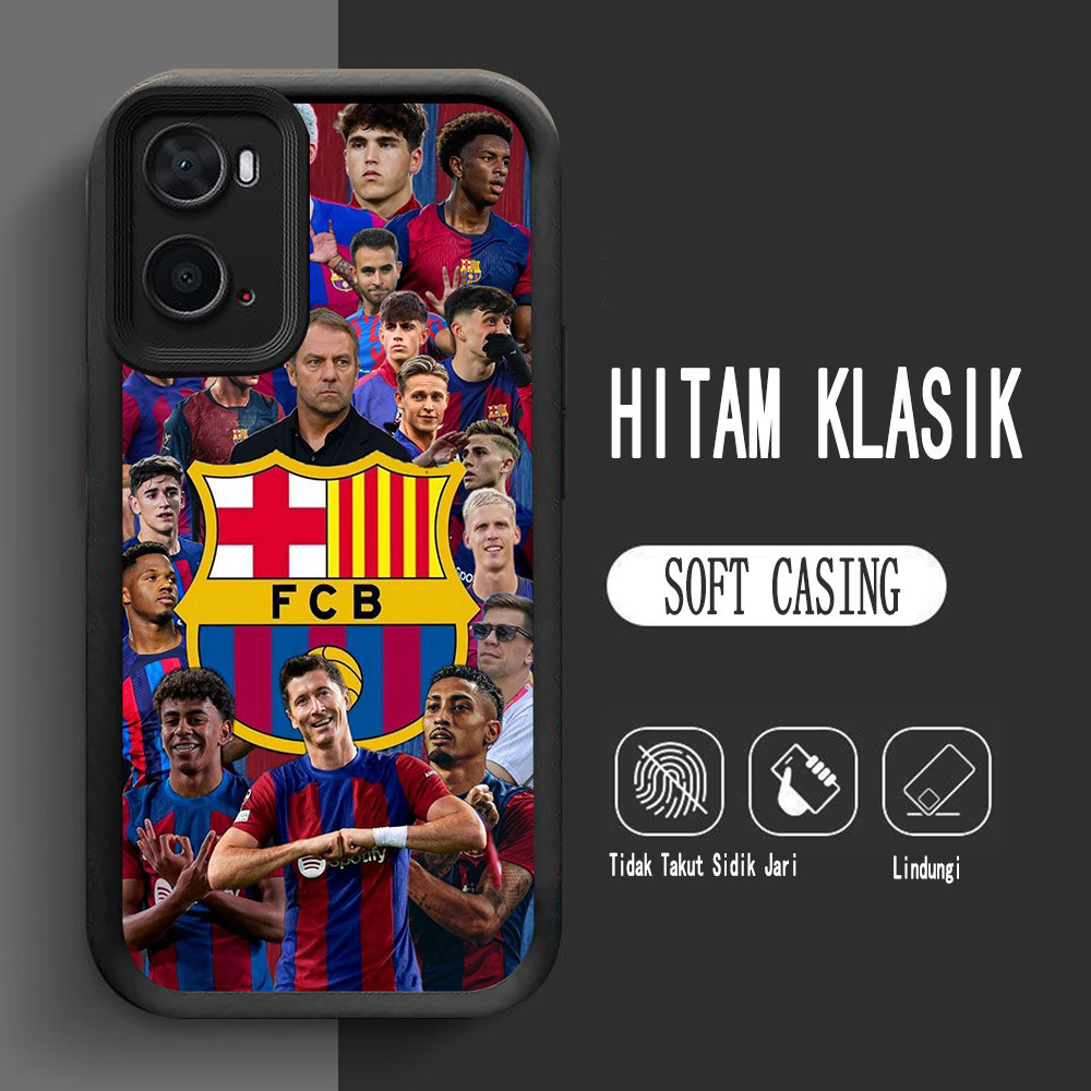 Y-17 Club_Barce_lona ปลอกซิลิโคนสําหรับ OPPO A76 A96 A77s A57e A77 A57s A57 A36 กรณี