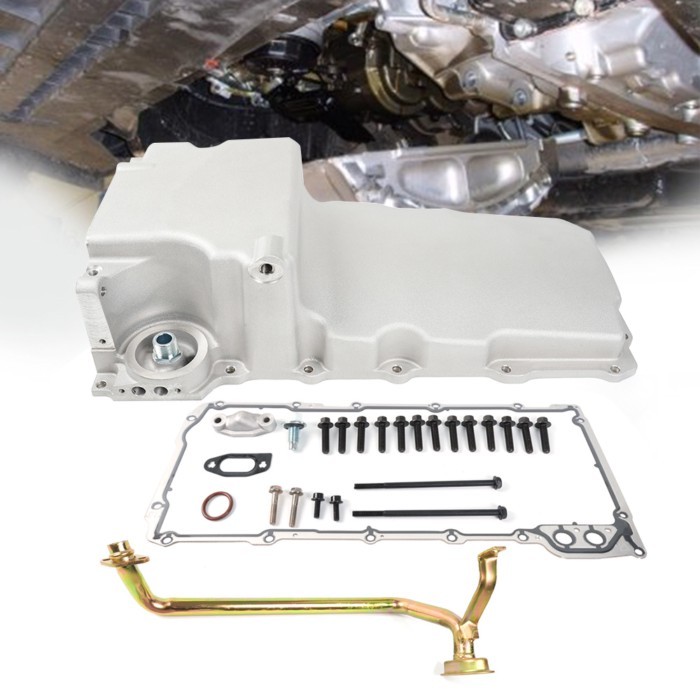 For GM LS1 LS2 LS3 Engine 55-87 302-1 LS Swap Retrofit Low Profile Oil Pan Kit
