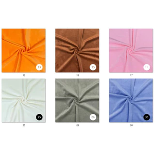 1.5 มม.ผ้าตุ๊กตาสั้นนุ่มพิเศษหนาคริสตัล Super Soft Flannel Plush ของเล่นทําด้วยมือ Diy ผ้า 45x50 ซม.