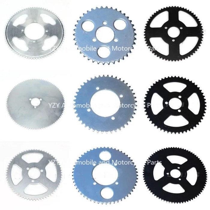 Chain T8F  38T 44T 54T 58T 64T 74T  Rear Sprocket Tooth 26/29/54/35MM for 47CC 49CC Mini Moto ATV