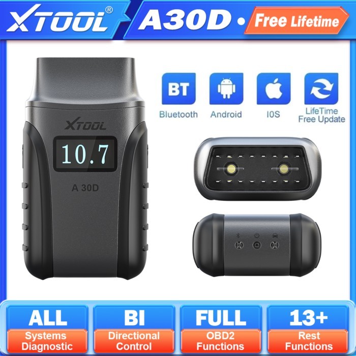 XTOOL Anyscan A30D OBD2 Full System Diagnostic Tools Bluetooth Scanner Bi directional Code Reader C