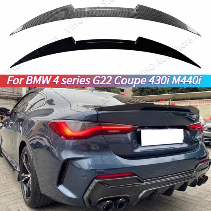For BMW 4 series G22 Coupe 430i M440i 2-Door G82 M4 2021-2024 M4 Style Car Rear Roof Trunk Spoiler