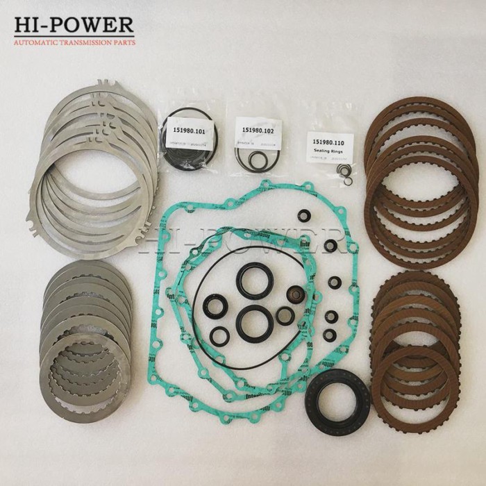 01J O1J  Auto Transmission Master Repair Kit Friction Plate Oil Seal  for Audi A4 A6 B7 C5 CVT Gear