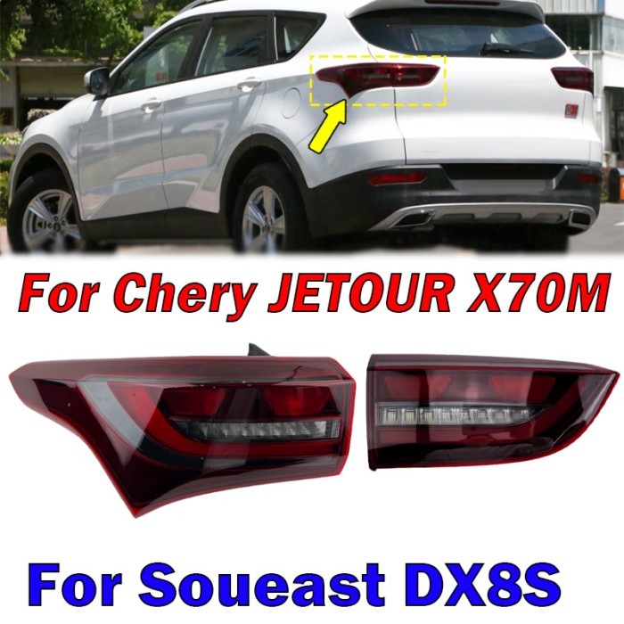 For Chery JETOUR X70M Car Taillight Stop Light Signal Lamp Barke Light For Soueast DX8S Auto Parts