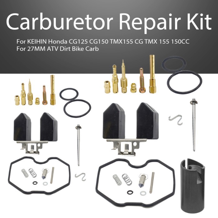 PZ27 Carburetor Repair Kit  For KEIHIN Honda CG125 CG150 TMX155 CG TMX 155 150CC 27MM ATV Dirt Bike
