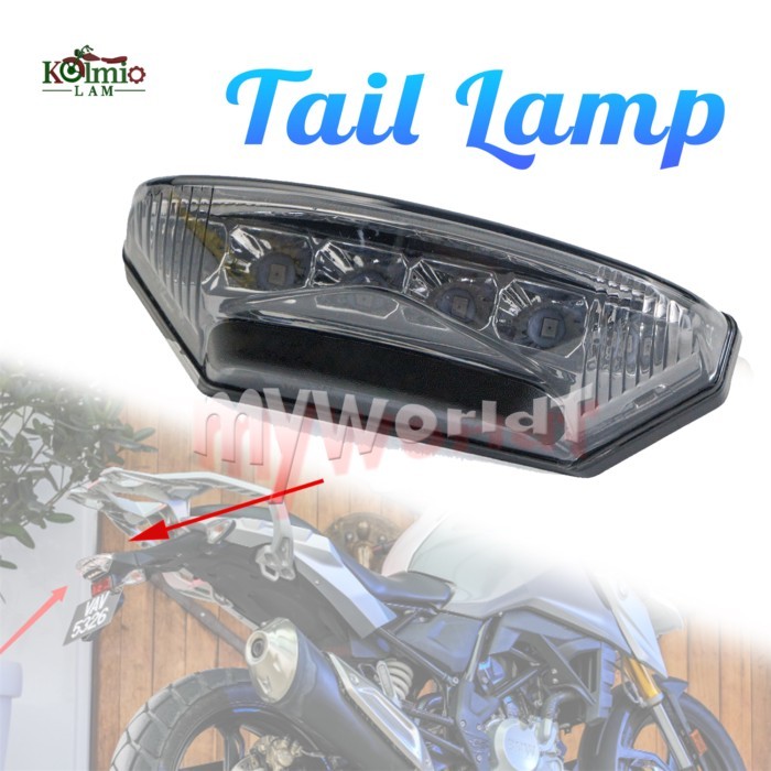 Fit For BMW G310GS G310R S1000XR R nineT R9T F900R F900XR Rear Tail License Plate light
