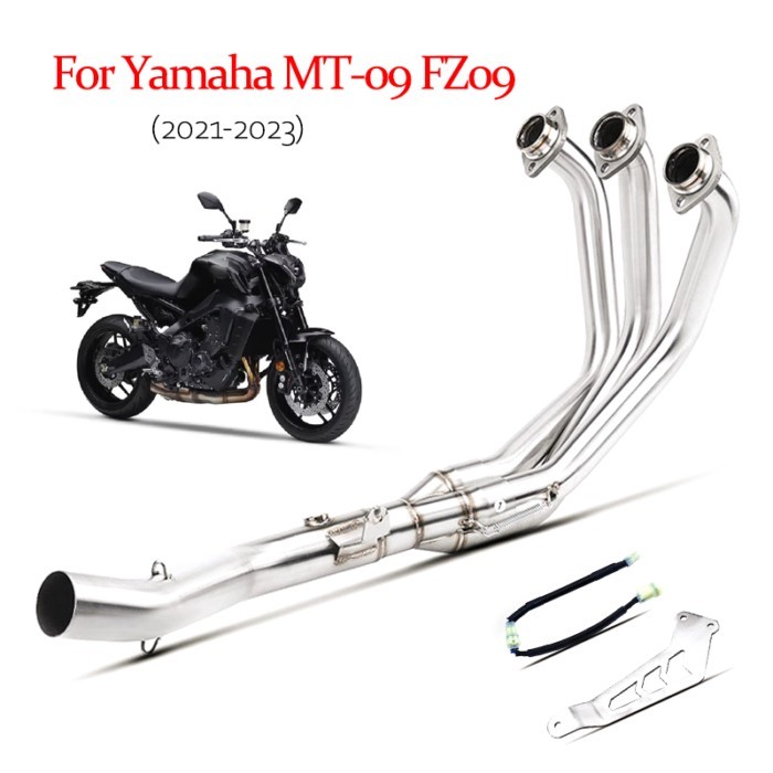 For Yamaha MT-09 MT09 mt09 FZ09 FZ-09 2021 2022 2023Motorcycle Slip on Tube Modify Exhaust System S