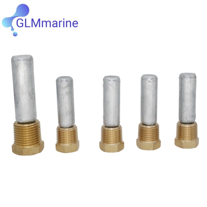 119574-18790 119574-44150 5 Pcs Zinc Anode For Yanmar 6LY 6LP some 4LHA Engines