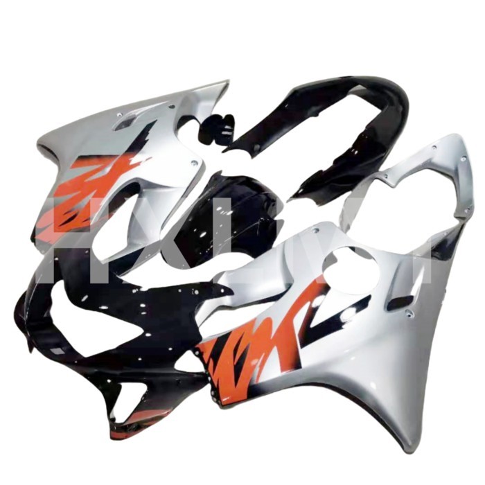 Motorcycle Fairings Kit For HONDA CBR600F4 1999 2000 CBR600 F4 CBR 600F4 99 00 Injection Orange Whi