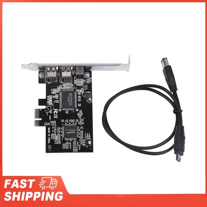 1394a controller card firewire controller card PCI-E PCI Express FireWire 1394a IEEE 1394 Controlle