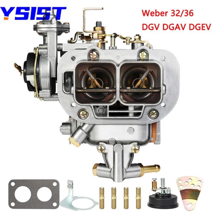 Weber 32/36 DGV DGEV DGAV Carburetor w/Electric choke For EMPI/Holley Toyota Pickup 20R 22R Engine