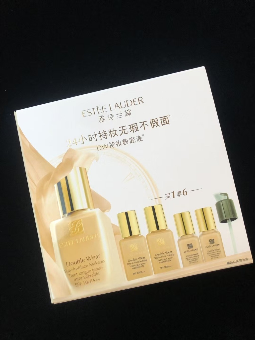 [Shopee Special Selection] Special/110 Estee Lauder dw Liquid Foundation 4+1 Set!บรรจุ 30ml+15ml * 2
