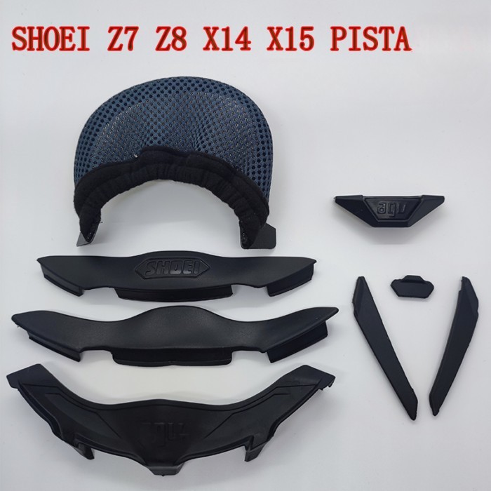 Suitable for SHOEIX14 X15 Z7 Z8 GTAIR Pista Helmet Nose Jaw Net Nose Seal Chin Support, Universal T