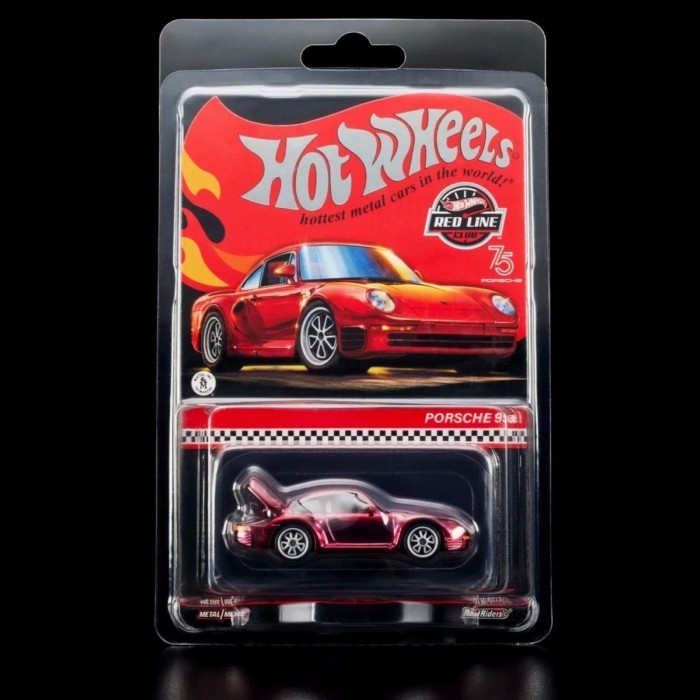 Ready Stock [Hot Wheels] rlc Porsche 1986 Porsche 959 ชุบแดง
1/64