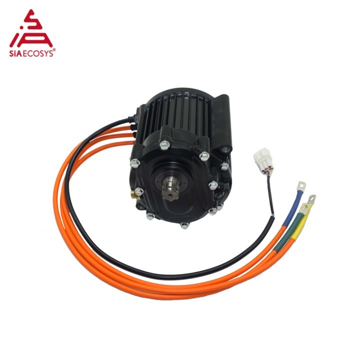 SiAECOSYS QS Motor QS120 60H 2000W V3 72V Mid Drive Motor with Gearbox for Electric Motorcycle