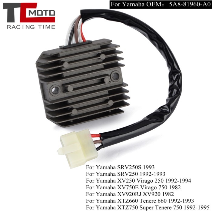 Regulator Rectifier For Yamaha SRV250 XV250 Virago 250 750 XV920 XTZ660 Tenere 660 XTZ 660 750 XTZ7
