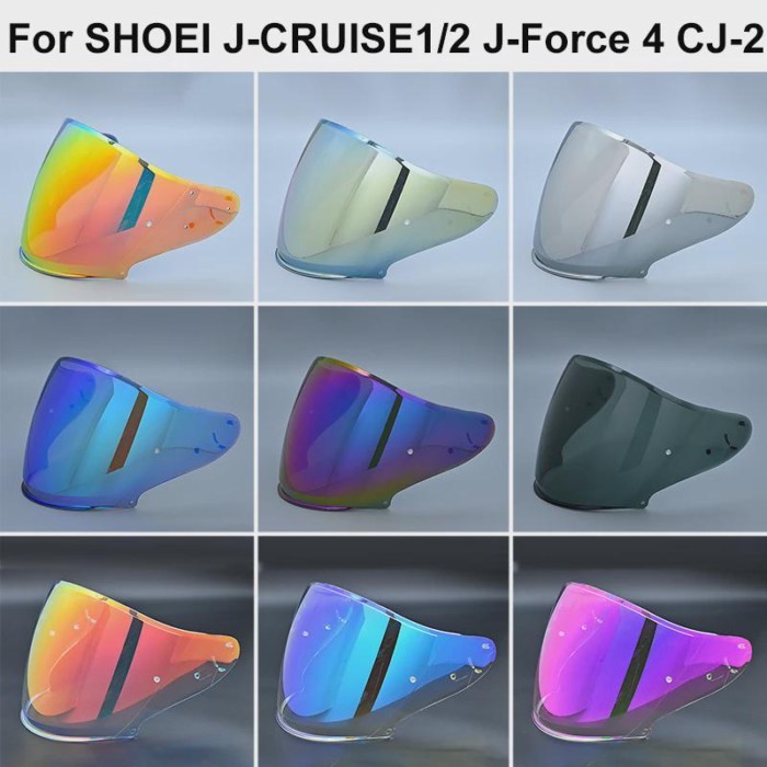 Helmet Visor for SHOEI J-Cruise 1 J-Cruise 2 J-Force 4 CJ-2 Motorcycle Helmet Lens Open Face Shield