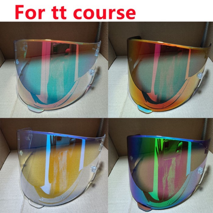 Helmet Visor Lens for KYT TT COURSE Motorcycle Helmet Shield Windshield Sunscreen TTC Helmets Acces