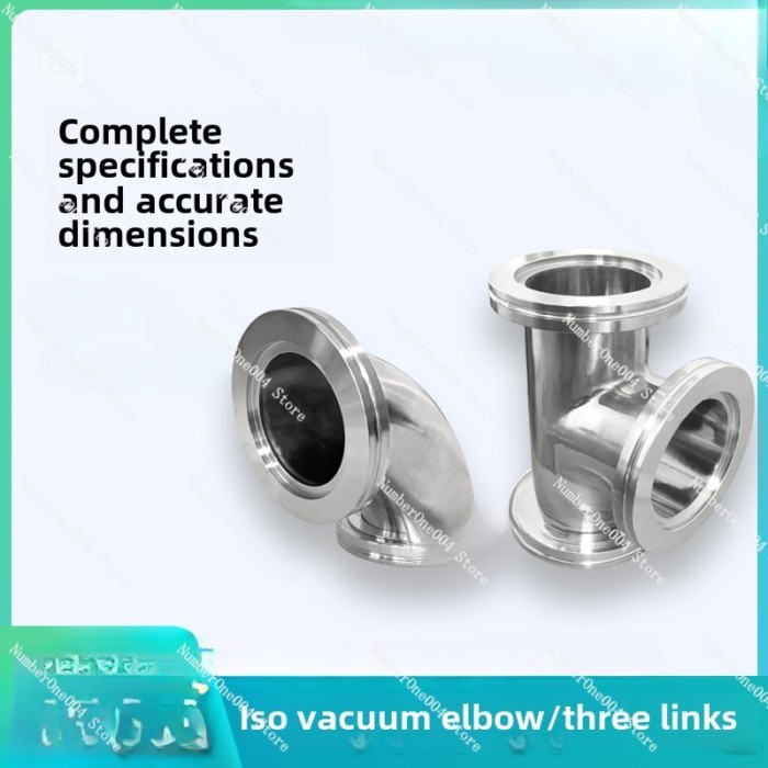 ISO Vacuum Quick Installation Elbow/tee Stainless Steel Vacuum Tee 63 80 100 160 ISO Caliper