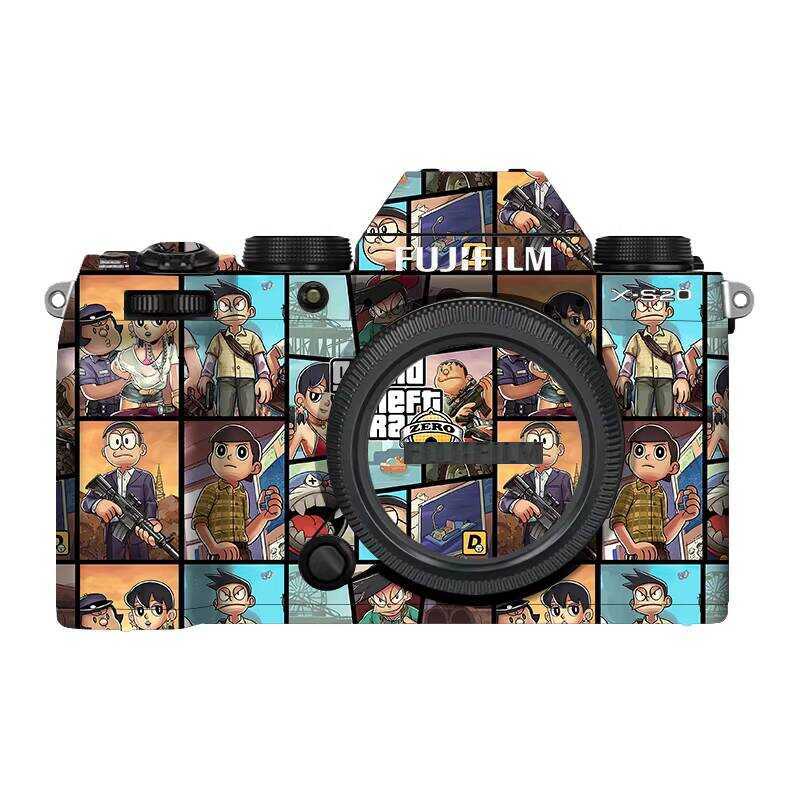 เหมาะสําหรับฟิล์มป้องกันกล้อง Fuji X-S20 Fuji xs20 Body สติ๊กเกอร์รวมทุกอย่างดูคาร์บอนไฟเบอร์