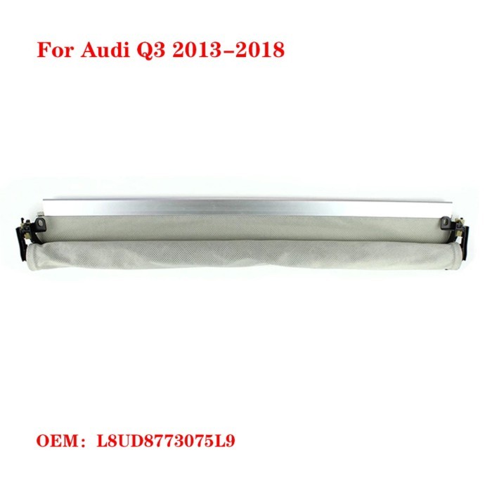 Car Sunroof Curtain Assembly L8UD8773075L9 Skylight shade curtain Fit for Audi Q3 2013-2018