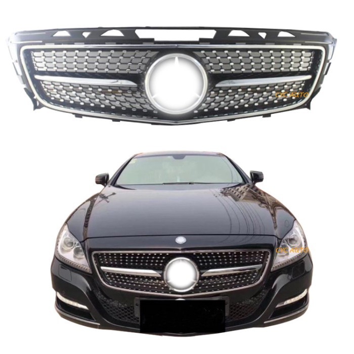 W218 diamond style grille for Mercedes Benz CLS class W218 CLS350 CLS500 CLS550 CLS63 grille 2012 2