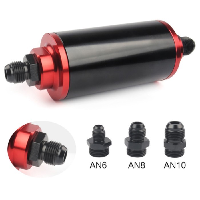 HaoFa universal AN6 AN8 AN10 aluminium Fuel Filters Oil Filters 6AN 8AN 10AN 30 Micron Fuel Filter