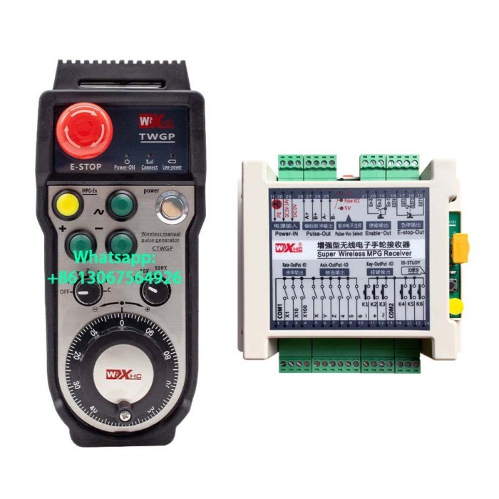Enhanced 6 Axis CNC Wireless MPG MPG Manual Pulse Generator Electronic Handwheel Estop for SIEMENS