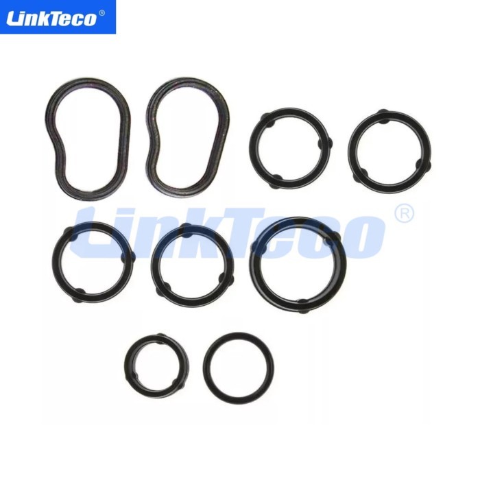 Car Engine Oil Filter Adapter O-rings Set for 11-20 Chrysler 300 Jeep Grand Cherokee Lancia Thema R