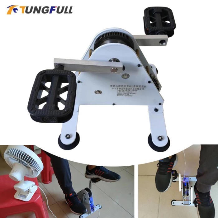 50/100W Pedal Generator Fitness Generator Rehabilitation Training Device Spinning Bike 1-35V Portab
