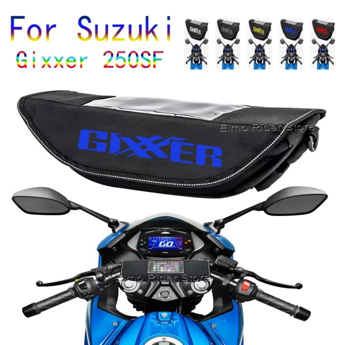 For Suzuki Gixxer 150 Gixxer 250SF 250 Gixxer 155 150SF Motorcycle Handlebar Waterproof Bag Travel